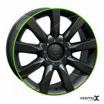 MB Design Diamond Black Green 17 Zoll